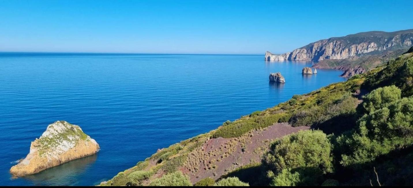 Appartement Oasi Blu Monolocale Vista Mare à Nebida Extérieur photo